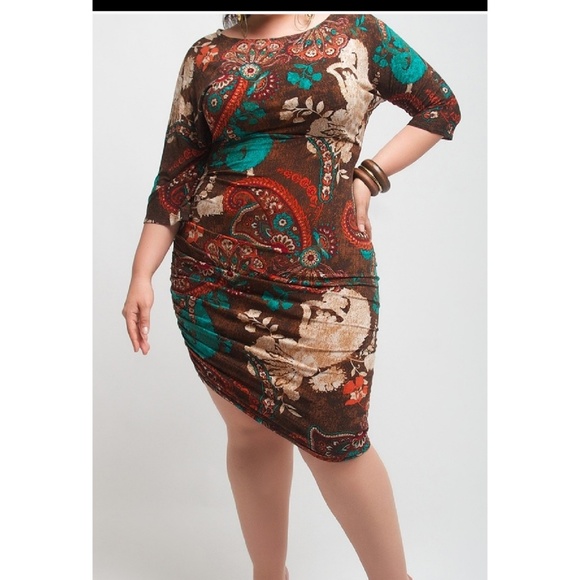 Qristyl Frazier Designs Dresses & Skirts - Plus Size Fall Color Dress Qristyl Frazier Designs Dresses & Skirts - Plus Size Fall Color Dress